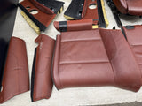 08-13 BMW E93 M3 Convertible Complete Interior Seats Fox Red