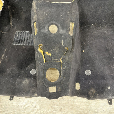 01-06 BMW E46 M3 OEM Convertible Coupe Front Black Floor Carpet Interior *Notes*