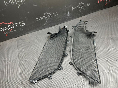 10-15 FERRARI 458 ITALIA SPIDER REAR BUMPER GRILLES GRILLS VENTS OEM 84093500