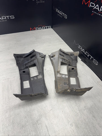 01-06 BMW E46 M3 LEFT RIGHT DRIVER FRONT BUMPER COVER GUARD BRACKET PAIR 2695247