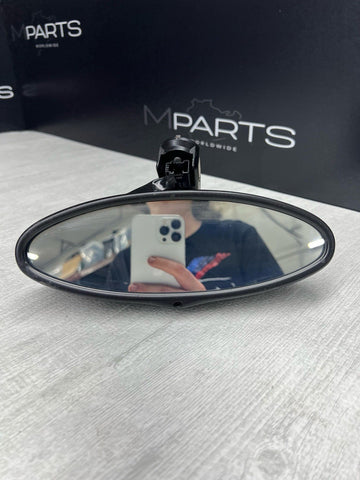 01-06 BMW E46 M3 Rearview Rear View Oval Mirror * NOTES*