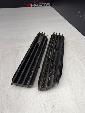 01-06 BMW E46 M3 Gloss Black Fender Vents Grilles Grills Trims
