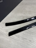 21-24 BMW G82 M4 OUTER GLOSS BLACK ROOF RAILS GUTTER TRIMS 8073063 8073064