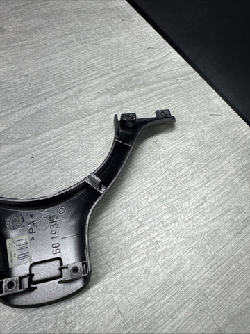 OEM 01-06 BMW E46 M3 Lower Steering Wheel Trim Cover Plate Titan Shadow Grey