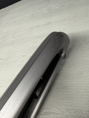 01-06 BMW E46 M3 Brushed Aluminum/Grey Door Trim Armrests Front