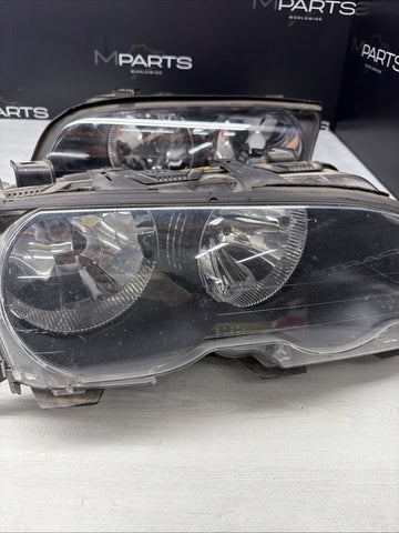 02-06 BMW E46 M3 ORIGINAL Halogens Headlights Stock *Notes*
