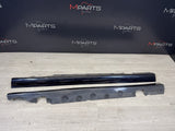 01-06 BMW E46 M3 Rocker Panel Side Skirts OEM Carbon Black *Notes*
