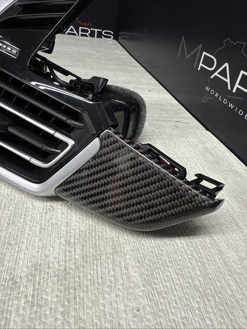 20-25 BMW G06 F96 X6M X7 Left Driver Front Dash Air Vent 21828910 Carbon Fiber