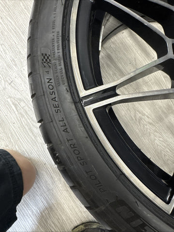 BMW M3 M4 G80 G82 G83 21-25 826M BLACK 20" REAR WHEEL RIM OEM 20x10.5