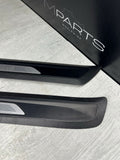 15-20 BMW F82 F83 M4 DOOR SILLS SCUFF PLATES TRIMS COVERS PAIR