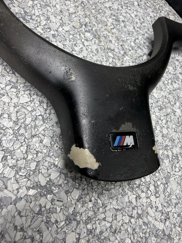 OEM 01-06 BMW E46 M3 Lower Steering Wheel Trim Cover Plate Titan Shadow Grey