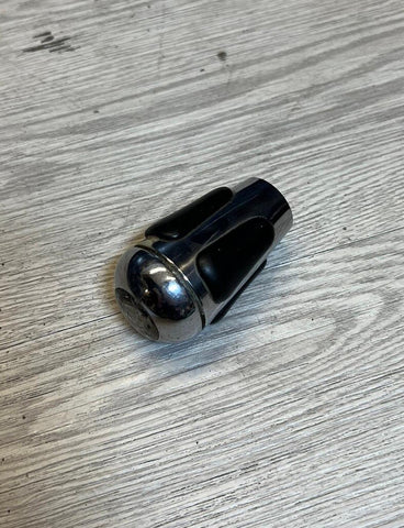 2004-2006 BMW E46 M3 SMG GEAR SHIFT KNOB NAPPA LEATHER CHROME OEM