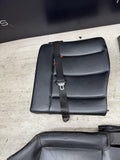 95-99 BMW E36 M3 Coupe Rear Bench + Folding Backrest Back Rest Seats Black