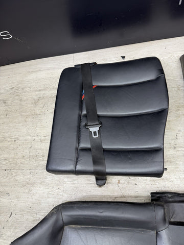95-99 BMW E36 M3 Coupe Rear Bench + Folding Backrest Back Rest Seats Black