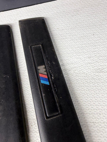BMW E36 M3 Sedan 1992-1998 Black Door Mouldings Trims Set OEM