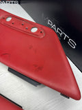 01-06 BMW E46 M3 Convertible Rear Left Right Door Cards Panels Trims Imola Red