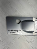 Rear Trunk Lid Lisence Plate Cover Trim Silver OEM BMW E36 Z3 M Roadster 1998-02