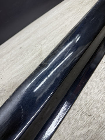 BMW 01-06 E46 M3 Rocker Panel Side Skirt Left Driver Carbon Black 51717890011