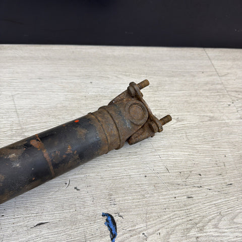 96-99 BMW E36 M3 S52 Manual Drive Shaft Driveshaft OEM 57MM *Damaged Sleeve