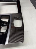 18-21 BMW F97 X3 M G01 X3 Competition Center Console Trim Cover Carbon Fiber OEM