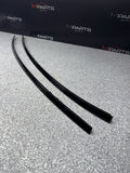 GENUINE 15-20 BMW F82 M4 COUPE ROOF MOLDINGS RACK TRIMS BLACK 7285925