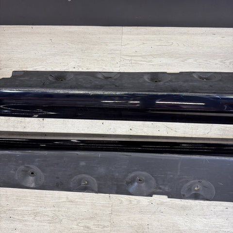 01-06 BMW E46 M3 Rocker Panel Side Skirts OEM Carbon Black *Notes*
