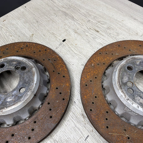 OEM 15-20 BMW F80 F82 F83 F87 M2 M3 M4 Rear Brake Disc Rotors