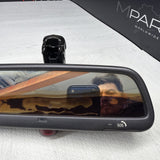 01-06 BMW E46 M3 Rearview Rear View Mirror SOS Homelink Convertible *Glass Damag