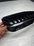 BMW 01-06 E46 M3 Front Kidney Grilles Gloss Black Set