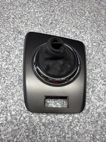 01-06 BMW E46 M3 Center Dome SMG Shift Plate Titan Shadow Grey