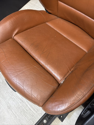 01-06 BMW E46 M3 Convertible Interior Front Heated Seats Cinnamon