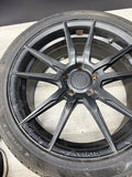 Rohana Wheels Rims RF2 RF02 5x120 BMW 19x8.5 ET33 19x9.5 ET35 Matte Black Set