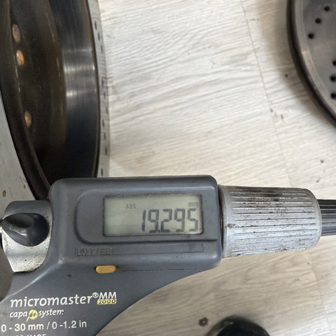 Genuine BMW Z4 M E46 E85 E86 Rear Brake Discs Ventilated Pair 2228802 2228801