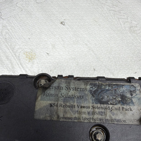 BMW S54 E46 M3 VANOS Control Solenoid Valve Block MCU 2001-2006