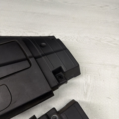 01-06 BMW E46 M3 OEM Convertible Rear Top Lateral Trim Panel Pair Black *Notes*
