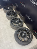 01-06 BMW E46 M3 19x9.5 19x8 Style 67 Staggered M Double Spoke Rims Wheels OEM