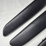 01-06 BMW E46 M3 Convertible Door Upper Arm Rest Armrest Pads Black *Notes*