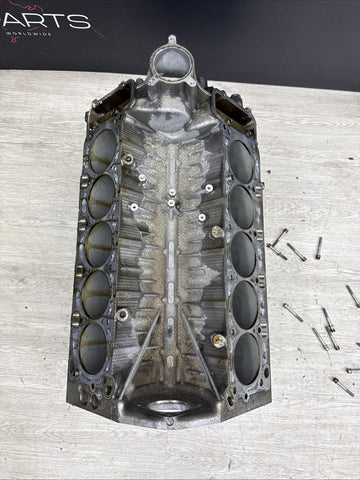 06-10 BMW E60 E63 E64 M5 M6 V10 S85 Engine Motor Bottom Bare Block