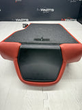 BMW F82 M4 Coupe 15-20 Right Rear Sakhir Orange Leather Back Rest Backrest Seat