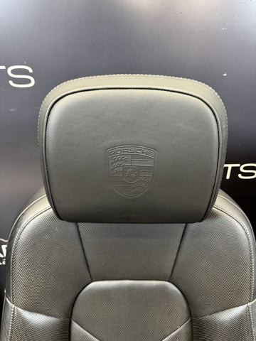2015-2018 Porsche Macan Interior Set Front Rear Seats Pair Black Seat *Notes*