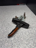 99-03 BMW E39 M5 Emergency Hand Brake Lever Boot Handle Wood Nappa OEM