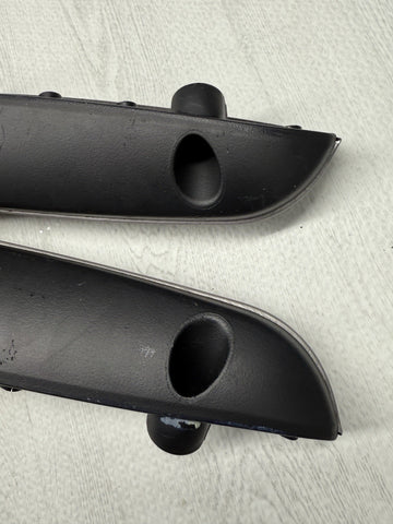 01-06 BMW E46 M3 Convertible Rear Armrest Armrests Black Silver Genuine 7585278