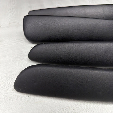 01-06 BMW OEM E46 M3 Coupe Trim Armrest Pads Set Black 8238622