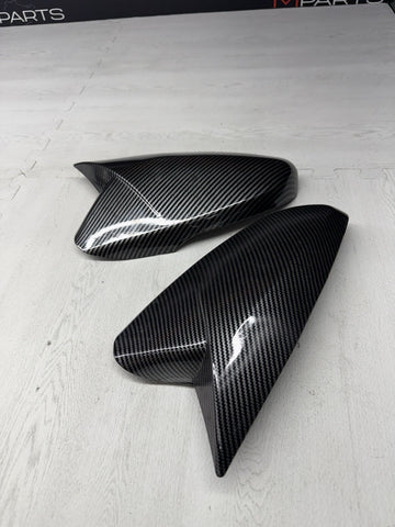 BMW F80 F82 F83 M3 Aftermarket Mirror Covers Pair Carbon Fiber Style Print