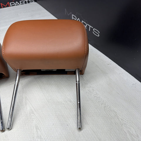2001-2006 BMW E46 M3 Convertible Cinnamon Rear Headrests Head Rests Pair *Notes*