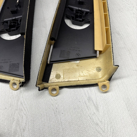 2001-2006 BMW E46 M3 Coupe B Pillars Trims Cover Black OEM