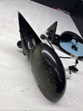 01-06 BMW E46 M3 Side View Door Mirrors Pair Jet Black *Paint Bubbling