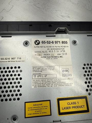 BMW OEM E46 325 328 330 M3 FRONT RADIO NAVIGATION SCREEN MONITOR CD PLAYER 00-06