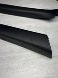 01-06 BMW E46 M3 Convertible Front A Pillars Black Original OEM Pair