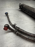 06-10 BMW E60 M5 SMG TRANSMISSION OIL COOLER RADIATOR + LINES
